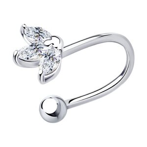 Серёжки Кафы Фианит